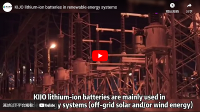 Baterias Kijo Lithium-ion EM Sistemas de Energia Renovável