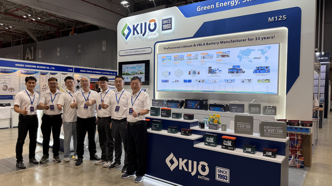 KIJO Battery faz estreia forte na Feira Internacional de Auto e Moto do Viet Nam 2026